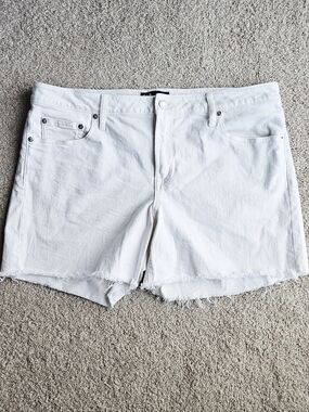Gap white denim shorts Size 14